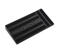 Thonlai Pedaliera Effetto Chitarra con Vano Alimentatore, Plastica Tecnica | per Casa, Scuola, Spettacoli Dal Vivo, Robusto Monopezzo, Finitura Superficiale in Marmo, Gestione dei Cavi