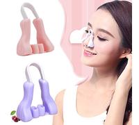 Thonlai per Naso, Modellatore per Naso in Silicone Trasparente per Sollevamento del Ponte e Riduzione delle, con Forza di Serraggio Moderata per la Bellezza Naturale del Naso, (Rosa)