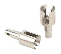 Thonlai RC Diff Outdrive RC Coppa Differenziale Diff Outdrive Materiale in Acciaio Guida Stabile Facile da Installare con Trasmissione di Migliorata per Losi Baja Rey 1 (Argento)