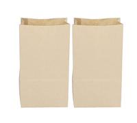 Thonlai Sacchetto di Carta Kraft, Sacchetto per Panini Usa e Getta Resistente Agli Strappi e Antigrasso per Uso Alimentare, Adatto Al Microonde e Al Congelatore, per Patatine Fritte, (240x130x80 mm)