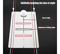 Thonlai Specchio per il Putting da Golf, Ausilio per L'allenamento per il Correttore della Postura con Posizionamento del TEE della Palla per la Pratica All'aperto Al Coperto, Tappetino