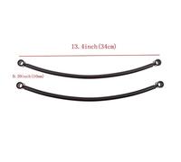 Thonlai Staffa di Supporto per Parafango Moto, Supporto per Guida in (Nera) | Misura Universale per Parafango Posteriore Cruiser e Bobber, Installazione Semplice con Foro di Montaggio, Finitura