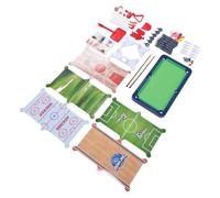 Thonlai Tavolo Multigioco 6 in 1 Combinato con Basket, Calcio, Hockey, | Plastica, Compatto 19,7 X 11 Pollici, per Giochi Al Chiuso, Sviluppa la Concentrazione, il Legame Genitore-figlio