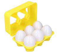 Thonlai Uovo Coordinato, Giocattolo Educativo per Bambini con Riconoscimento della Forma del Colore, con Scatola per Regali di Pasqua, Interazione Genitore-Figlio, Viaggi, Riunioni di