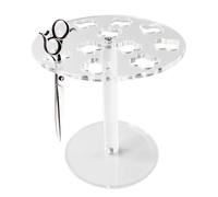 Thopent Di Rack A Forbice - Organizzatore Per Parrucchiere | Stand Acrilico Per Da | Halter Con Diversi Soggetti Per Clip Di Pettini | Memoria Per Il Salto Per Parrucchiere Per Truc
