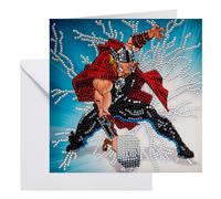 Thor 18x18cm Crystal Art Card NUOVO