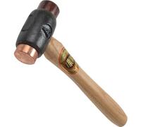 Thor Martello Rame Pelle Due Sostituibile Faccie Manico IN Legno Testa Misura A