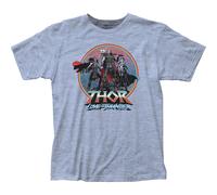 Thor 4 Film Trio Cerchio Marvel Comics T-Shirt Fitted Per Adulti