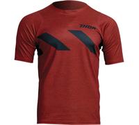 Thor Assist Hazard Maglia da bicicletta a maniche corte, rosso, Taglia M