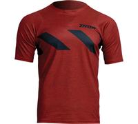 Thor Assist Hazard, maglia manica corta M male Rosso Scuro/Grigio Scuro