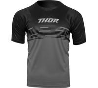 Thor Assist Shiver Maglia da bicicletta, nero-grigio, taglia XS per maschi