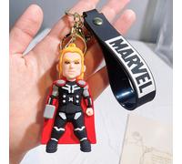(Thor)Avengers Portachiavi Silicone Capitan America Accessorio Auto