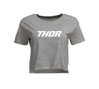 Thor Corp Crop Top femminile, grigio, Taglia XL