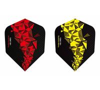 THOR-DARTS 30 pezzi (10 set) extra Strong Darts Flights HD-280 Red Yellow Standard Form Ultra Strong Verde/Nero Blu-Nero HD150 Plus (F2 Mix Giallo-Nero & Rosso Nero)