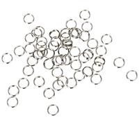 THOR-DARTS TD_FR_silver, 100 anelli a molla in metallo argentato, per freccette in PVC/nylon