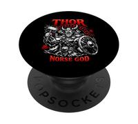 Thor Dio Norreno Guerriero Vichingo Mitologia PopSockets PopGrip Adesivo