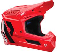Thor Fleet Forge, casco da motocross XS female Rosso Fluo/Nero/Bianco