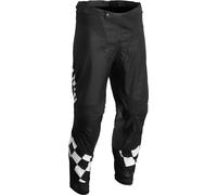 Thor Hallman Differ Cheq Pantaloni Motocross, nero-bianco, taglia 36 per maschi