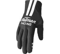 Thor Hallman Mainstay Guanti motocross, Bianco/nero, Taglia XL