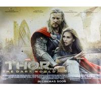 Thor Il Mondo Oscuro Poster Doppio Lato Regolare Quad Poster Originale