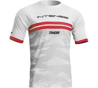 Thor Intense Assist Decoy Maglia bicicletta, bianco-rosso, taglia S per maschi