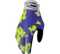 Thor Launchmode Bleach, guanti giovani S male Grigio/Giallo Fluo/Lilla