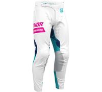 Thor Launchmode Bleach, pantaloni in tessuto 36 male Bianco/Turchia/Blu Scuro