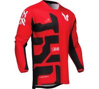 Thor Launchmode Forge, maglia S male Rosso Fluo/Nero/Bianco