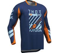 Thor Launchmode Futura, maglia S male Blu Scuro/Azzurro/Arancione