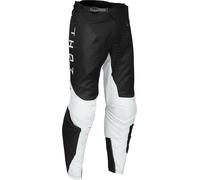 Thor Launchmode Storm Pantaloni da motocross, nero-bianco, taglia 30 per maschi