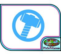 Thor Martello Avengers Comic Marvel A Adesivo Vinile Laptop Auto Parete Poster