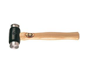 THOR Martello con inserti in alluminio, rotondo (Ø) 44 mm, 1440 g, con manico in legno
