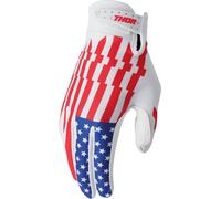 Thor Patriot Guanti da motocross, Stati Uniti, Taglia M