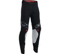 Thor Prime Aloha Pantaloni da motocross, nero/grigio/rosso, Taglia 32