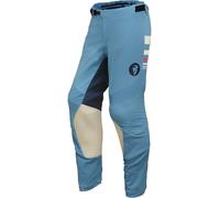 Thor Prime Blaze Pantaloni Motocross Donna, bianco-blu, taglia 28 per donne