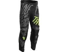 Thor Pulse Counting Sheep Pantaloni motocross, Grigio chiaro/verde, Taglia 30