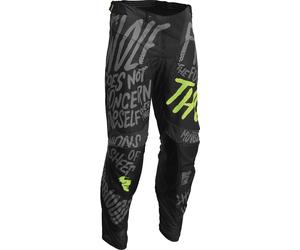 Thor Pulse Counting Sheep Pantaloni motocross, grigio-verde, taglia 28 per maschi