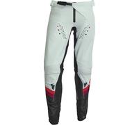 Thor Pulse Rev Pantaloni Motocross Donna, Verde/Nero, Taglia 3/4