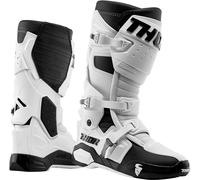 Thor Radial Stivali motocross, nero-bianco, taglia 48 per maschi