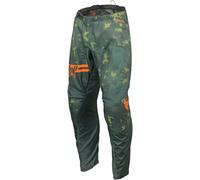 Thor Sector Digi Camo Pantaloni Motocross, verde-arancione, taglia 30 per maschi