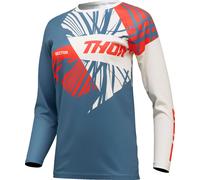 Thor Sector Split, maglia donna XS female Blu/Bianco/Rosso