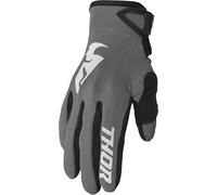 Thor Sector Youth Guanti da motocross, nero-grigio, taglia M