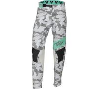 Thor Sportmode Shadow Pantaloni da motocross da donna, grigio-verde, taglia 28 per donne