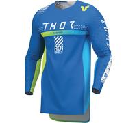 Thor Sportmode Synth Maglia da motocross, blu, Taglia 2XL