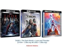 THOR + The Dark World + Love and Thunder (3 Film - 3 Blu-ray 4K UHD + 3 Blu-ray)