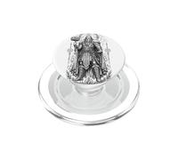 Thor Thunder Dio Norrena Hammer Rune Mitologia Opera d'arte PopSockets PopGrip per MagSafe