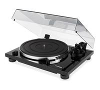 Thorens TD 201 nero laccato Allenamento Cinghia Preamplificatore integrato Velocità di lettura dei vinili 33 giri, 45 giri Celle incluse - Giradischi Hi-Fi