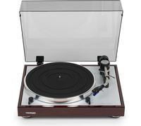 Thorens TD 403 DD noce laccato - Giradischi vinile, Manuale, MM, Trasmissione diretta, 33 giri, 45 giri, Celle incluse
