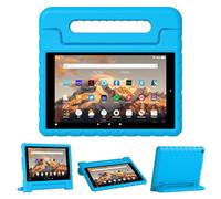 Thoreta Custodia per tablet Amazon Fire HD 10 per bambini di 5a/7a/9a generazione 2015/2017/2019, custodia protettiva antiurto leggera con supporto per maniglia portatile, per ragazzi e ragazze, blu