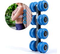 Thorex - Rullo per massaggio alla schiena per il rilassamento muscolare profondo dei tessuti, migliora la postura, sollievo dal dolore alla parte superiore e inferiore della schiena, per uomini e